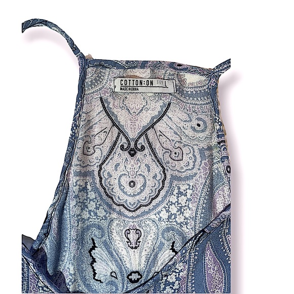 Cotton On Tank Top Paisley L - Picture 3 of 5